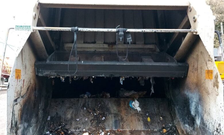 Camión de residuos de La Merced.