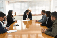 El encuentro en el Ministerio de Producción.
