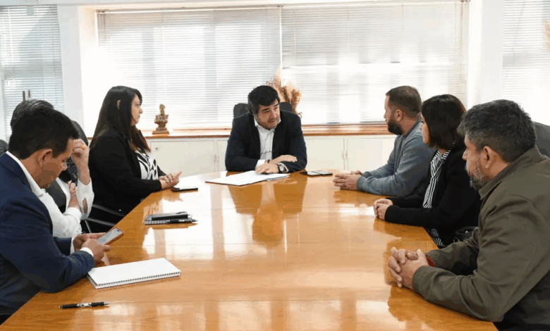 El encuentro en el Ministerio de Producción.