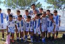 Uno de los equipos de la Liga Infantil.