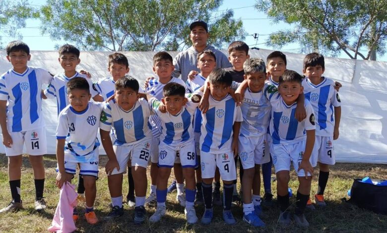 Uno de los equipos de la Liga Infantil.
