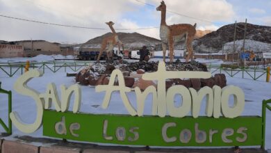 Defensa Civil de San Antonio de los Cobres pidió no circular por zonas de altura. Foto: RR SS