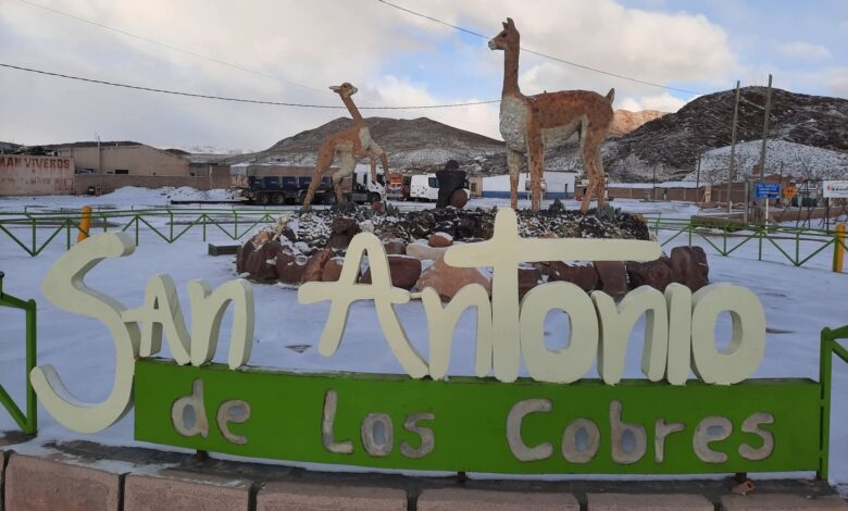 Defensa Civil de San Antonio de los Cobres pidió no circular por zonas de altura. Foto: RR SS