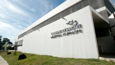 El Hospital Iturraspe de Santa Fe, nosocomio en donde desaparecieron las ampollas de fentanilo. Foto: Infobae