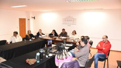 Reunión entre senadores y representantes de la comunidad sorda.