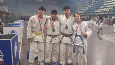 Judokas salteños que hicieron podio en Tucumán.