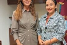 Bettina Romero junto a Érica Castro.