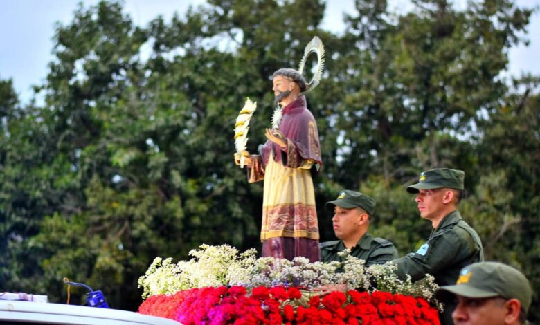 Las fiestas patronales en honor a San Ramón.