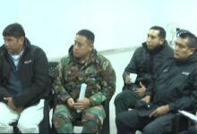 El comisario Sergio Ramos, director del Distrito de Prevención 11, convocó a una reunión con productores de la zona para realizar un estudio de seguridad. Foto: RR SS