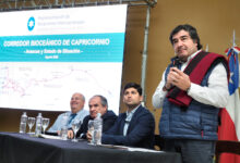 Martín de los Ríos, Julio San Millán y el intendente Baltasar Lara Gros encabezaron un encuentro clave en Orán sobre el Corredor Bioceánico de Capricornio. Foto: RR SS
