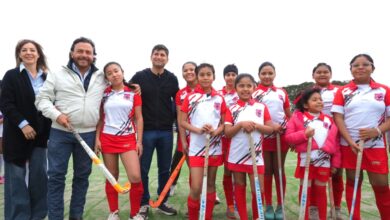 Inauguración de la cancha.