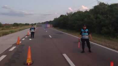 La Policía trabajando en el lugar.