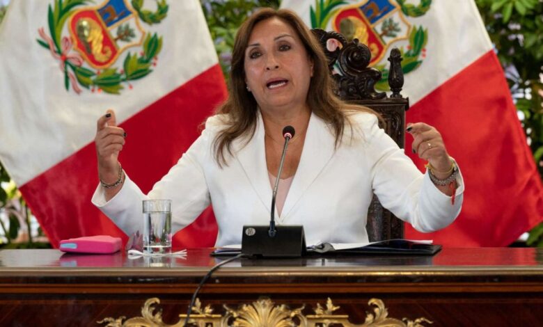 Dina Boluarte.