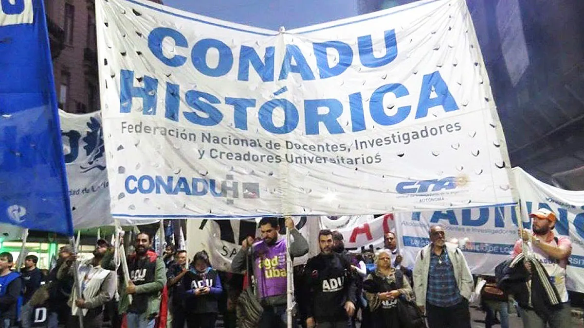 La CONADU mantienen el paro hasta el viernes y desmiente aumento ...