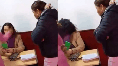 Capturas de pantalla del momento de la agresión.