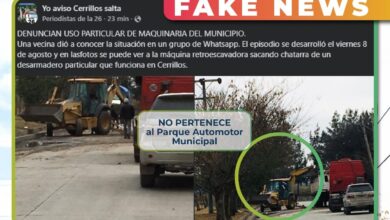 El comunicado de la Municipalidad.