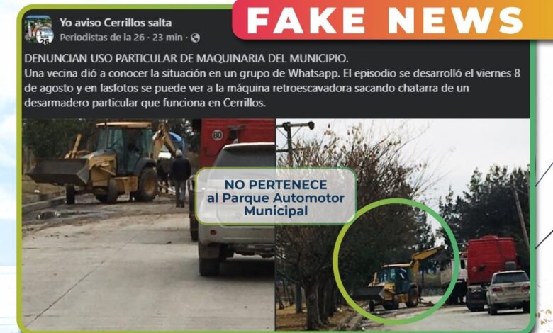 El comunicado de la Municipalidad.