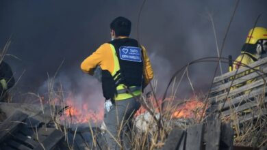 Lucha contra los incendios.