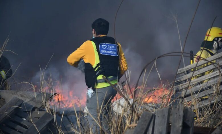 Lucha contra los incendios.