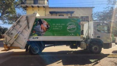 Recolector de residuos en San José de Metán