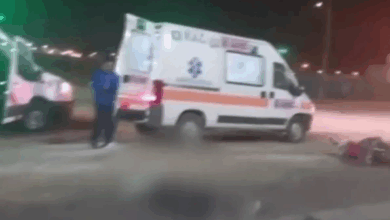 Imagen del accidente.