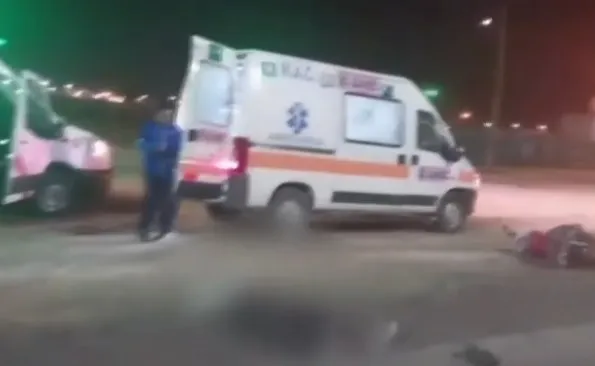 Imagen del accidente.