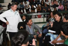 Sáenz y Biella en la capacitación de RCP y primeros auxilios