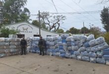 Secuestro de drogas en el Rio Bermejo