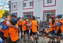 Bici peregrinos de Córdoba y Tucumán en Metán.