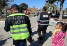 Control en la Feria de Pueblo Nuevo.