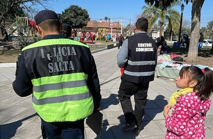 Control en la Feria de Pueblo Nuevo.