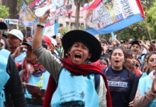 El cansancio no cuenta a la hora de llegar a los pies del Señor y la Virgen del Milagro. (Foto ND - Diego Chalom).