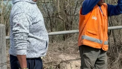 Primera etapa de limpieza en Las Lomitas
