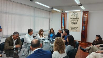 Los candidatos de Primero Los Salteños con autoridades de la UNSa.