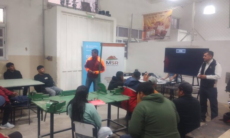 Capacitación en tornería, Campo Quijano.