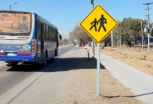 Cartelería preventiva en la Ruta 26