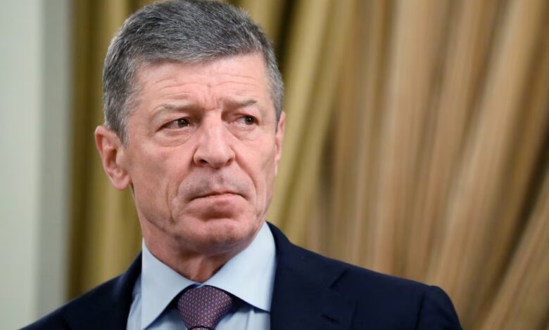 El viceprimer ministro ruso, Dmitry Kozak. Sputnik/Ekaterina Shtukina/Pool vía REUTERS