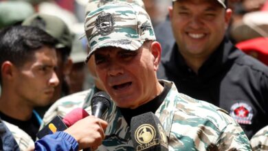 El ministro de Defensa del régimen venezolano, Vladimir Padrino López