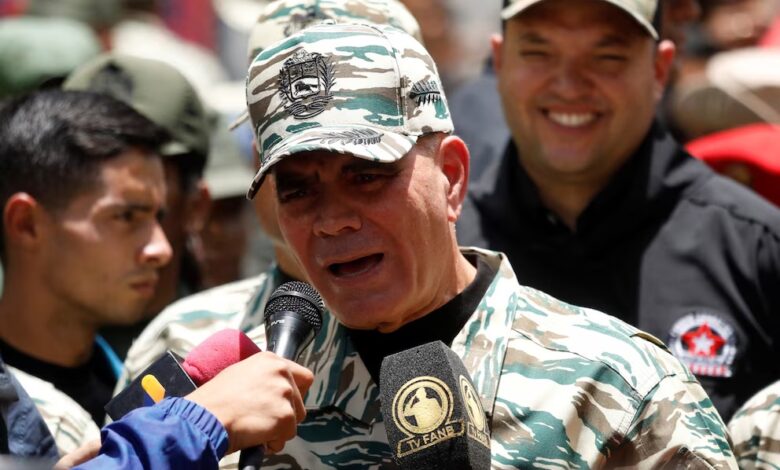 El ministro de Defensa del régimen venezolano, Vladimir Padrino López