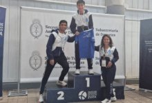 El primer podio salteño.