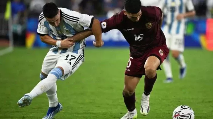 Con un gol de Celso, Argentina venció 1-0 a Venezuela