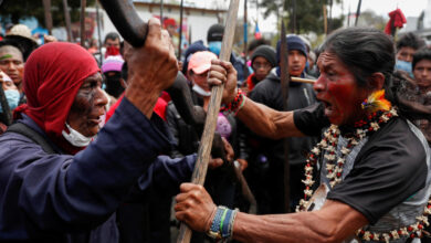 Ecuador suspende diálogo con movimientos indígenas por incumplimientos y bloqueos