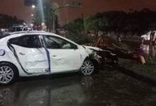 Accidente en la Avenida Paraguay.