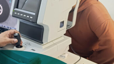 Atención oftalmológica gratuita.