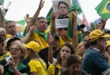 Manifestantes marcharon para exigir amnistía para Bolsonaro tras su condena