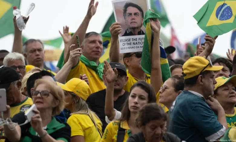 Manifestantes marcharon para exigir amnistía para Bolsonaro tras su condena