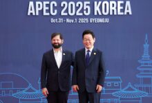 Chile firma convenio comercial con Corea del Sur para impulsar exportaciones e inversiones