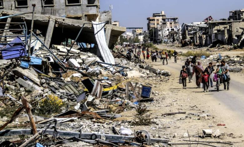 Israel bloquea el norte de Gaza y restringe movilidad de palestinos para la evacuación