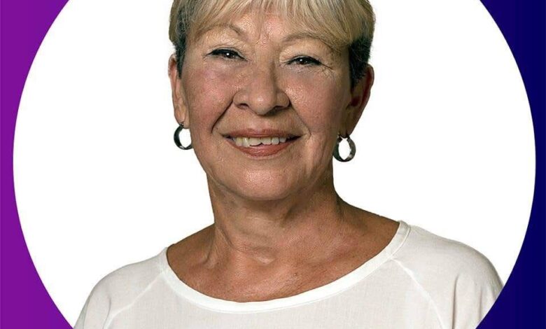 La concejal Mirta Copes.
