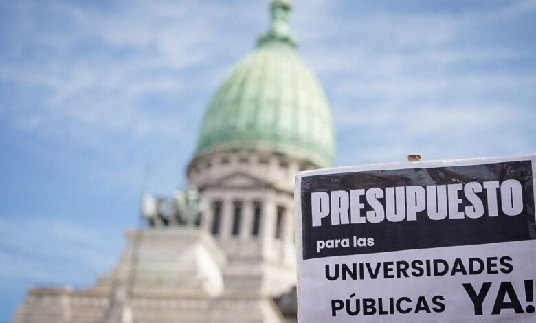 Milei afirmó que no aplicará el presupuesto de la ley de financiamiento universitario